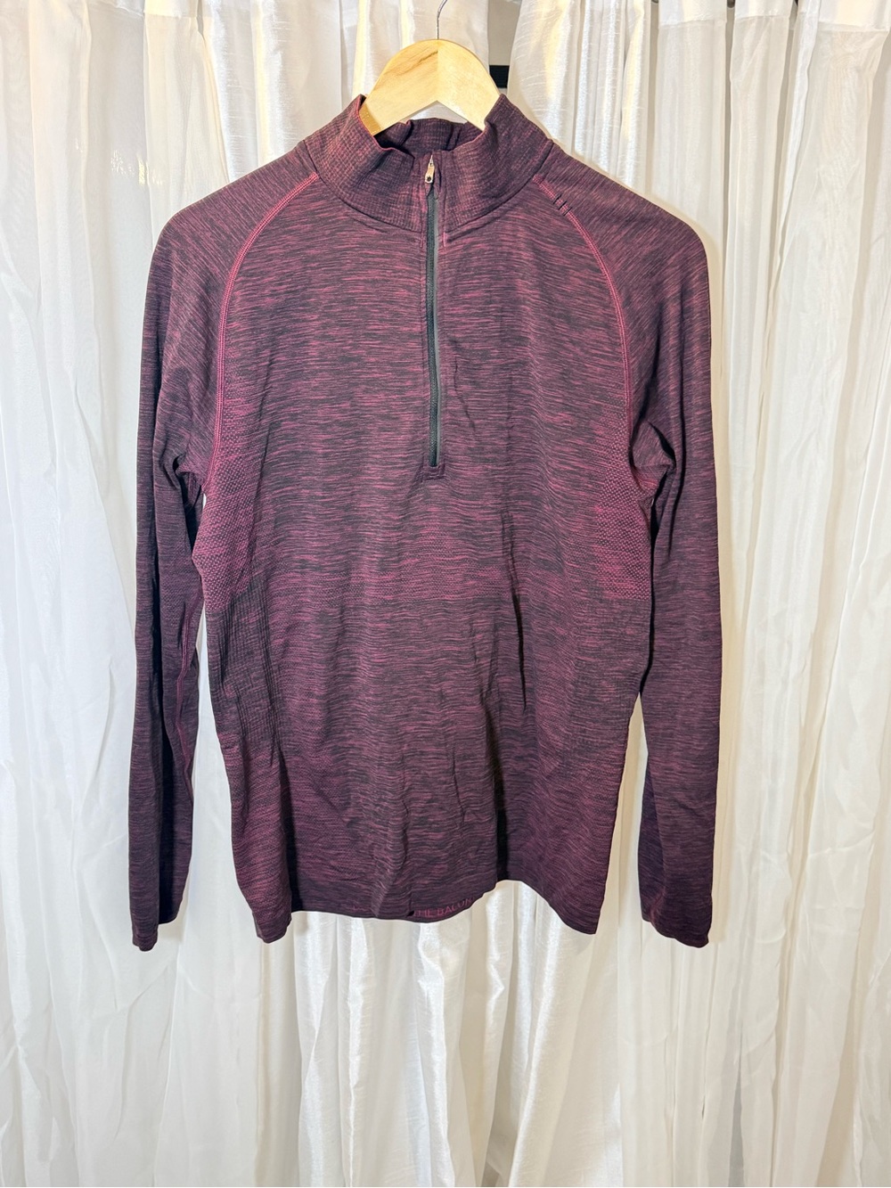 lululemon athletica Men's Half-Zip Pullover in Burgundy Heather